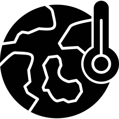 Toprak. Web simgesi basit illüstrasyon