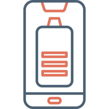 Cep telefonu. Basit resimleme