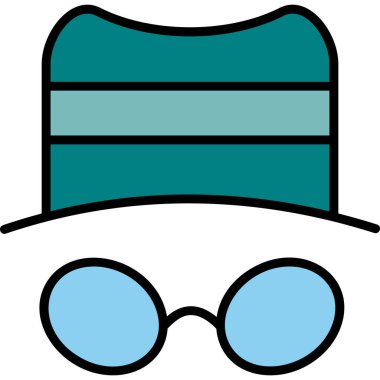 Spyware modern simge vektör çizimi