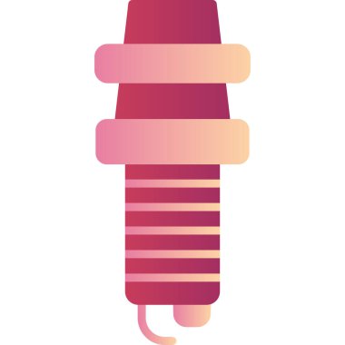 Buji modern simgesi, vektör illüstrasyonu 