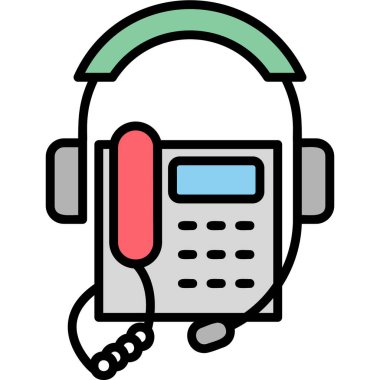 Çağrı merkezi. Basit resimleme