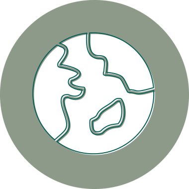 Gezegen simge vektör çizim