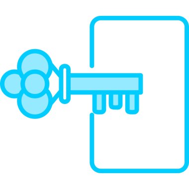 ikon vektör illüstrasyonunu kilitle