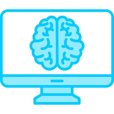 bilgisayar web simgesi basit illüstrasyon