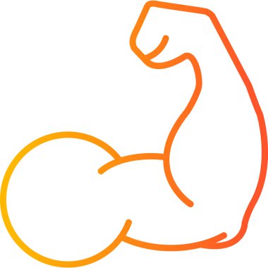 arm biceps. web icon simple design