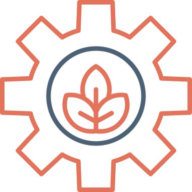 Sürdürülebilirlik simgesi, vektör çizimi