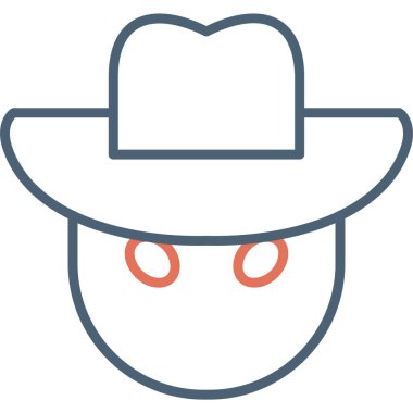 Casus modern simge vektör resimlemesi