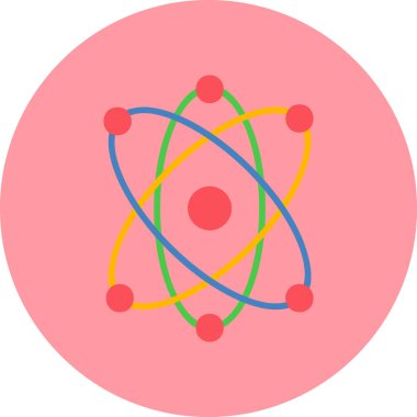 Atom icon modern vector illustration