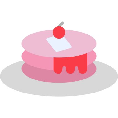 Krep ve pastanın grafiksel çizimi 