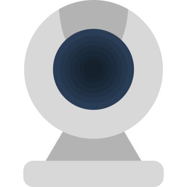 Web kamerası, basit Webcam simgesi tasarımı