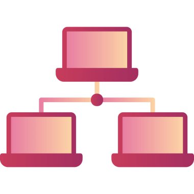 Bilgisayar. Web simgesi basit illüstrasyon