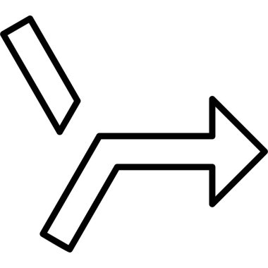 Ok. Web simgesi basit illüstrasyon