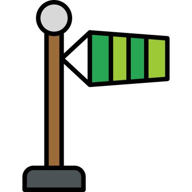 Bayrak. Web simgesi vektör illüstrasyonu