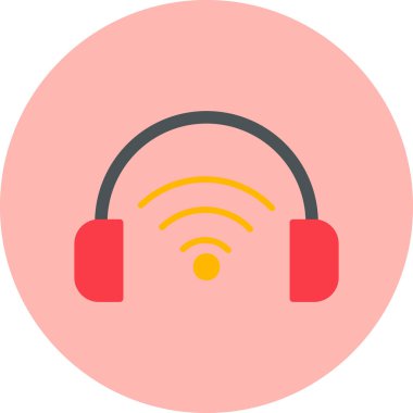medya podcast 'i. Web simgesi basit tasarım