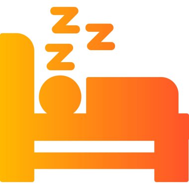 Uyku Ağı simgesi basit illüstrasyon