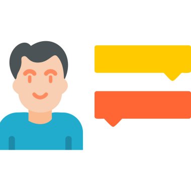 Sohbet balonu Basit tasarım