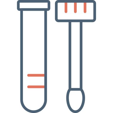 Pamuklu çubuk. Web simgesi basit tasarım