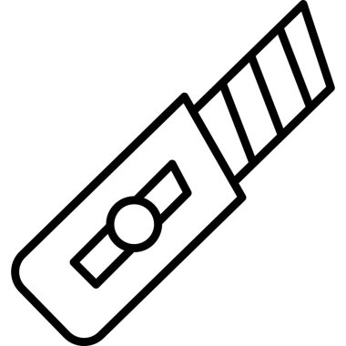 Kesici. Web simgesi basit illüstrasyon