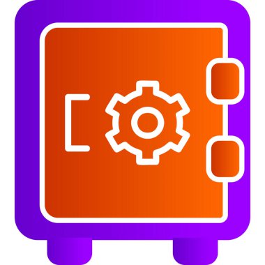 Security Box  icon vector illustration