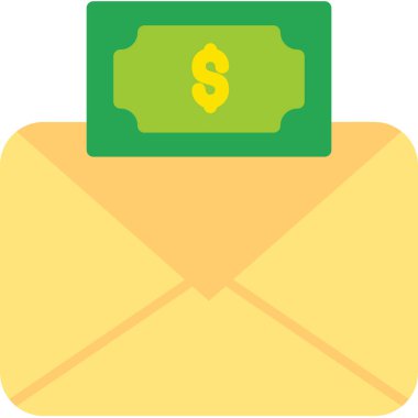 zarf simgesi vektör illüstrasyonu