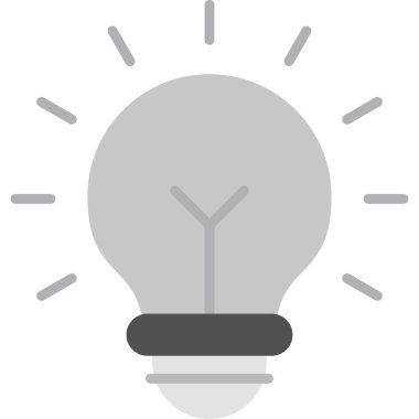 Fikir modern simgesi, vektör illüstrasyonu