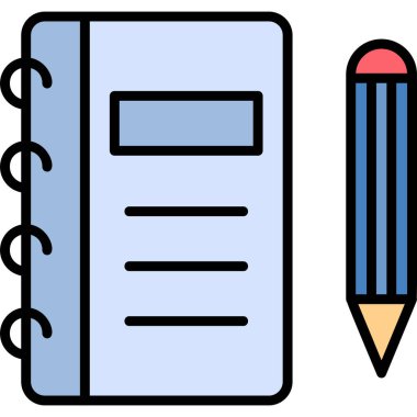 Kitap. Web simgesi basit illüstrasyon