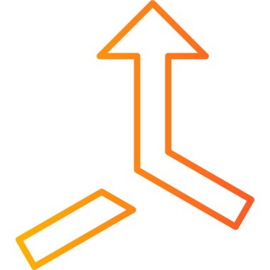 ok yukarı vektör simgesi. biçim doğrusal kontur piktogramıdır, beyaz renk, yuvarlak açılar, gri arkaplan.