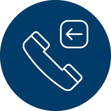 Çağrı. Web simgesi basit illüstrasyon