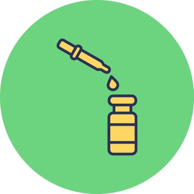 Dropper simgesi, modern tasarım illüstrasyonu