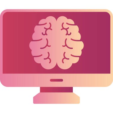 bilgisayar web simgesi basit illüstrasyon