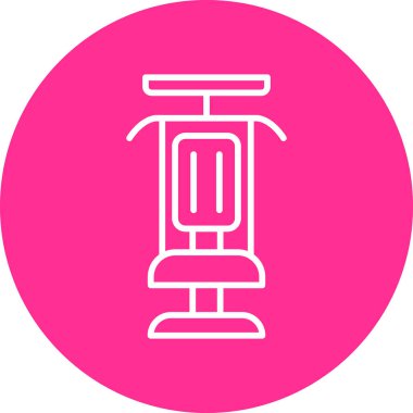 Spor makinesi modern simge, vektör illüstrasyonu