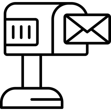 Simge vektör illüstrasyonunu gönder