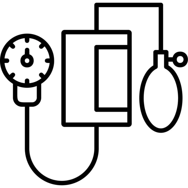 Blood Pressure Icon Modern Design Illustration — Stock Vector