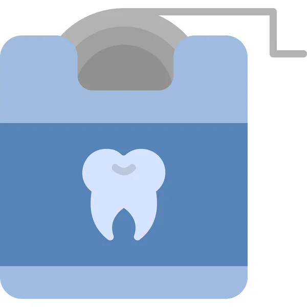 Dental Floss Modern Icon Vector Illustration — 스톡 벡터