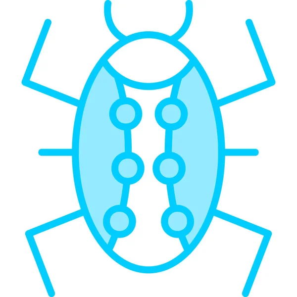 Bug Icono Moderno Ilustración Vectorial — Archivo Imágenes Vectoriales