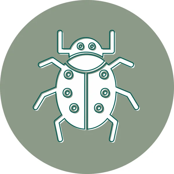 Bug Modern Icon Vector Illustration — 스톡 벡터