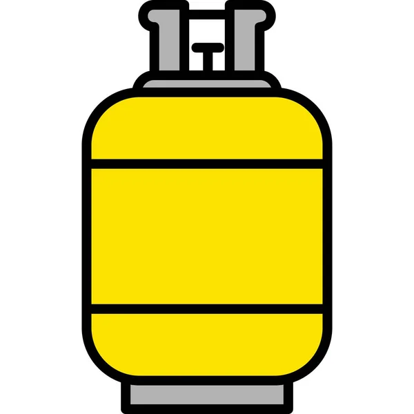 ガスボンベのベクトル図 — ストックベクタ