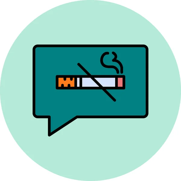 Tobacco Day Simple Icono Web Ilustración Simple — Archivo Imágenes Vectoriales