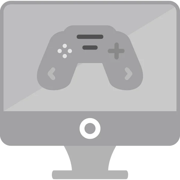 Gaming Icon Concept Vector Illustration — Stock Vector