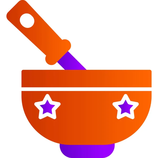 Illustrazione Vettoriale Baby Food Elemento Icona — Vettoriale Stock