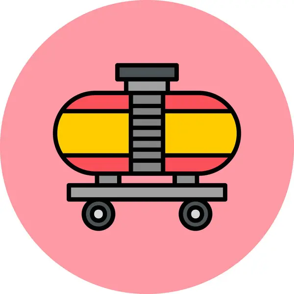 Icono Carro Vector Ilustración — Vector de stock