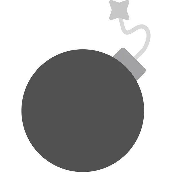 Vektor Illustration Des Bombensymbols — Stockvektor