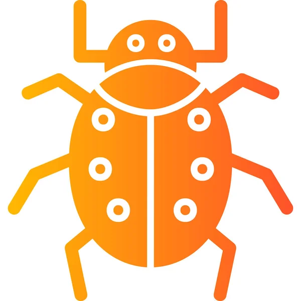 Bug Modern Icon Vector Illustration — 스톡 벡터