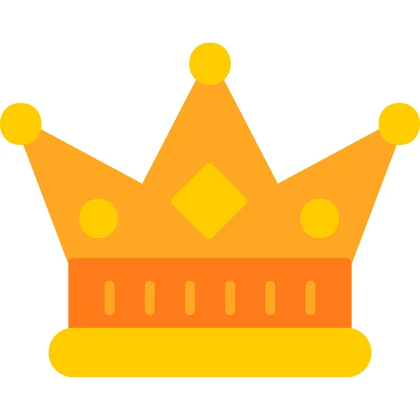 Crown Web Icon Vector Illustration — Stock Vector