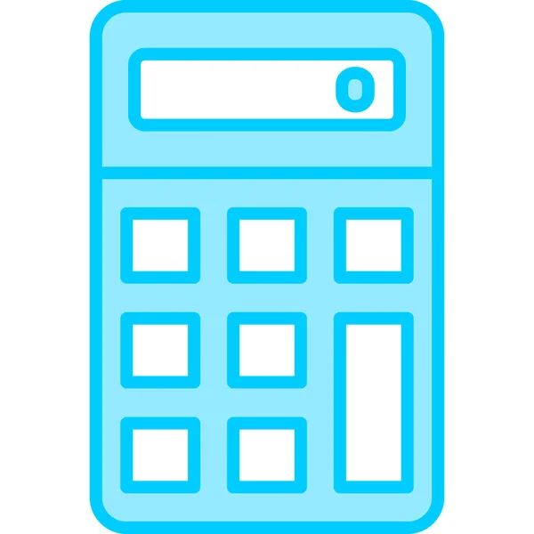 Web Calculator Icon Vector Illustration — Stock Vector