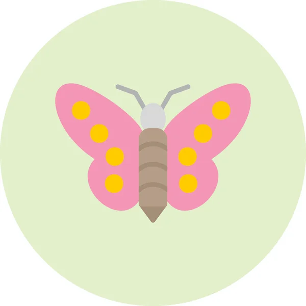 Schmetterling Web Icon Vektor Illustration — Stockvektor