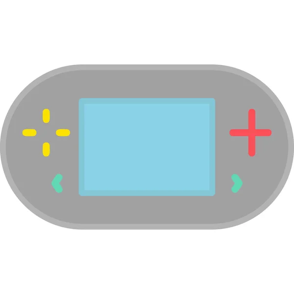 Gaming Console Icoon Web Eenvoudige Illustratie — Stockvector