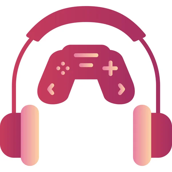 Gaming Icon Concept Vector Illustration — Stock Vector