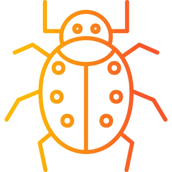 Bug Modern Icon Vector Illustration — Stock Vector