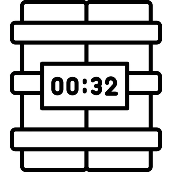 Vector Illustration Bomb Modern Icon — Image vectorielle